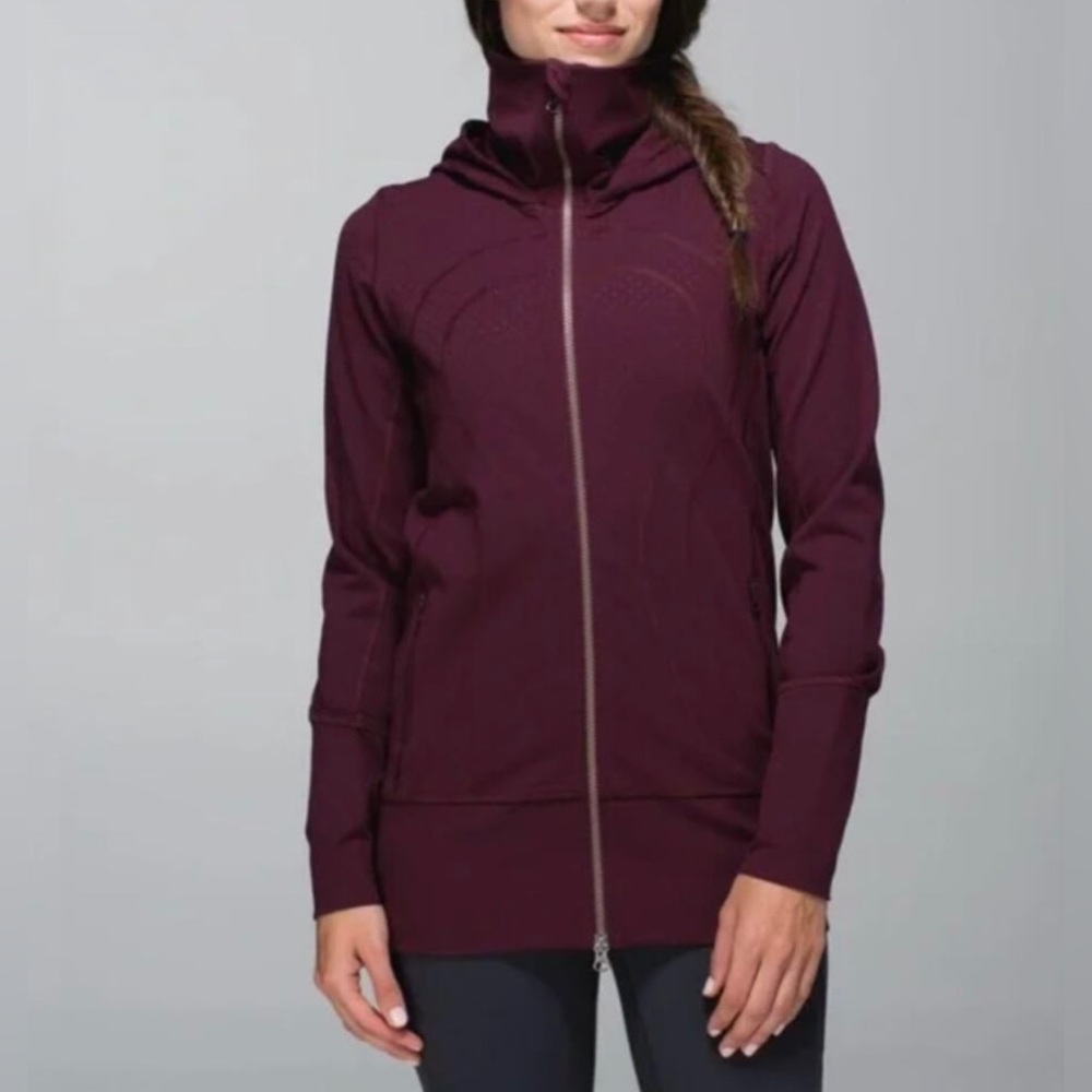 NWOT - Lululemon Stride Jacket II Bordeaux Drama Color